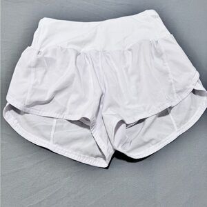 White Women's Athletic Shorts